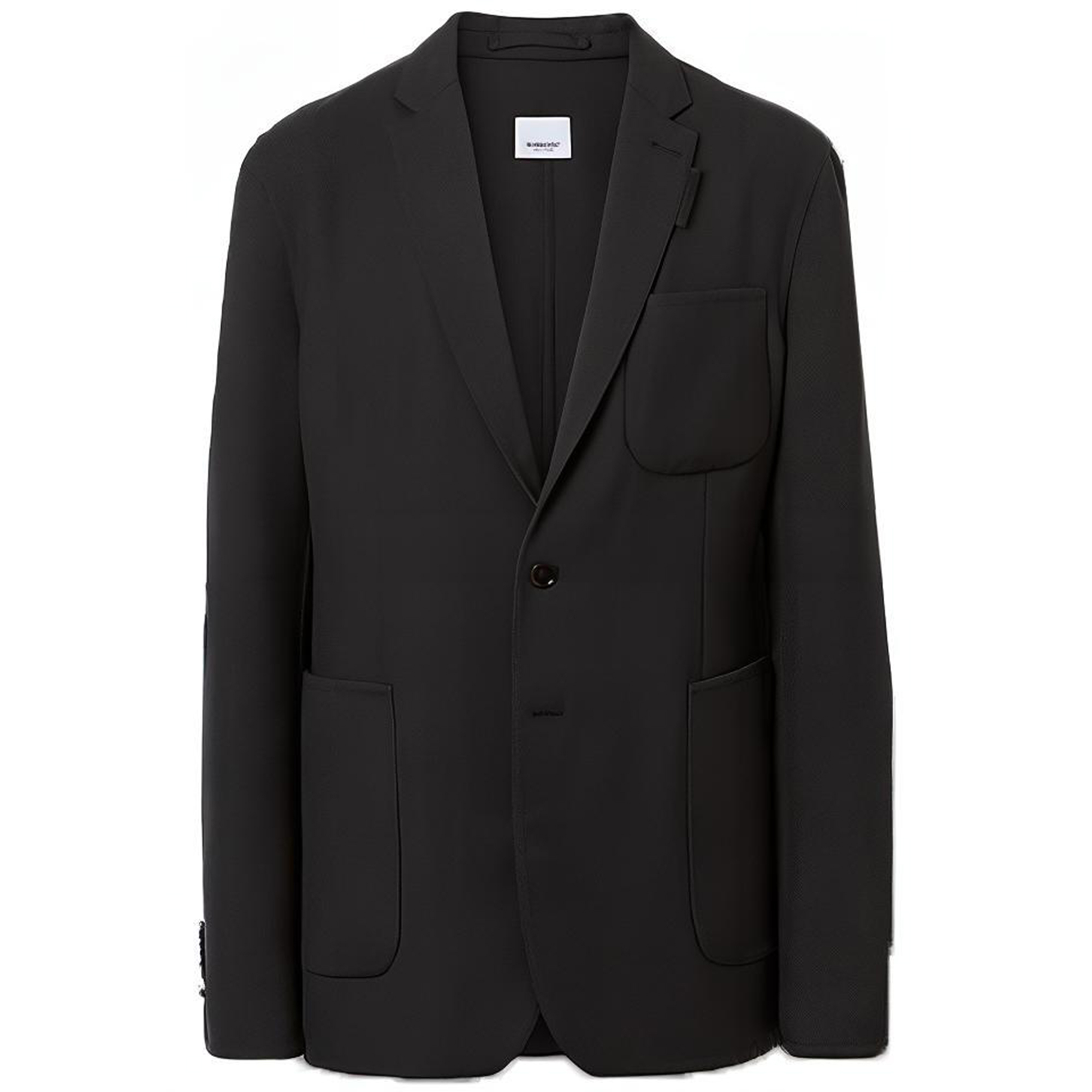Burberry SS21 Slim-Fit Double-Faced Wool Blazer in Navy Blue. 80422951