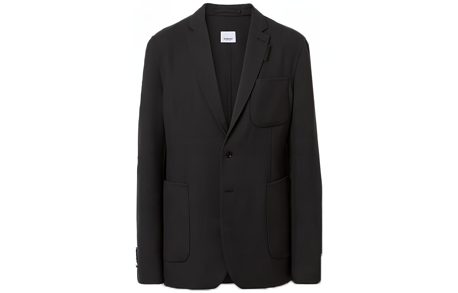 Order Burberry SS21 Slim-Fit Double-Faced Wool Blazer in Navy Blue. 80422951