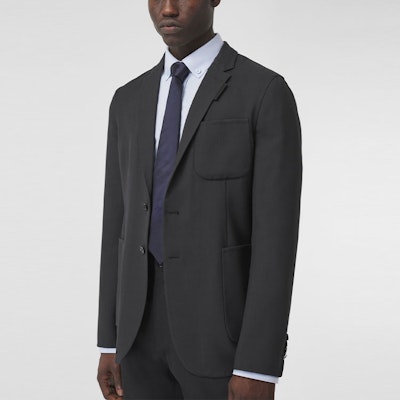 Burberry SS21 Slim-Fit Double-Faced Wool Blazer in Navy Blue. 80422951 Purchase Burberry SS21 Slim-Fit Double-Faced Wool Blazer in Navy Blue. 80422951