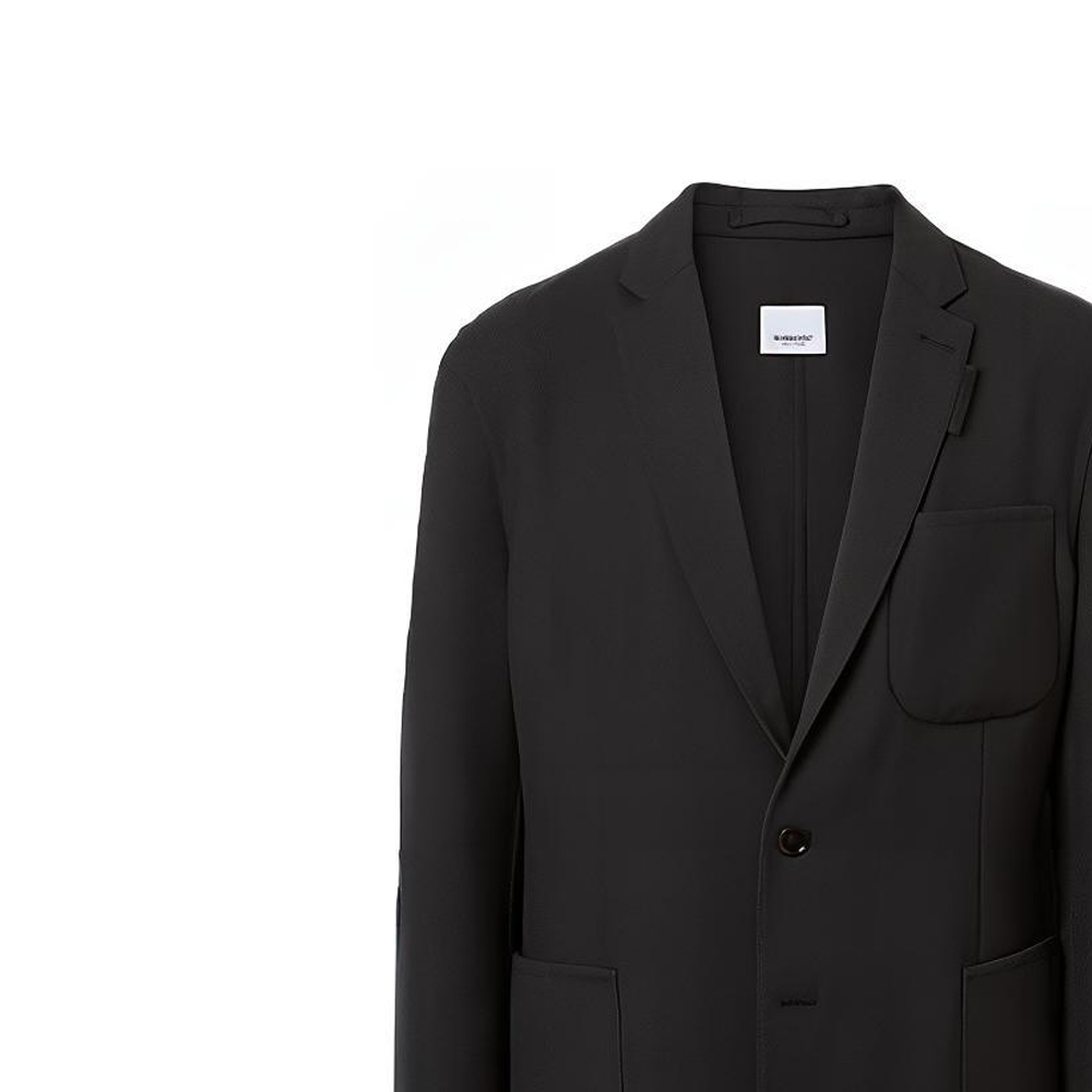 Details for Burberry SS21 Slim-Fit Double-Faced Wool Blazer in Navy Blue. 80422951