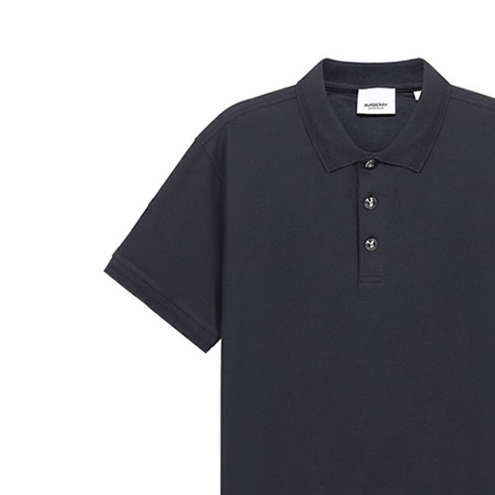 Details for Burberry SS21 Polo Lengan Pendek Kasual Navy Blue Lelaki. 80288741