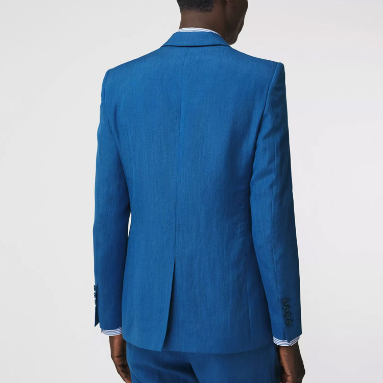 Burberry SS21 Tailored Mohair Silk Blend Suit Jacket - Blue 80386071 圖 5