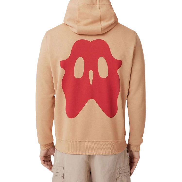 Burberry SS22  Beige Hoodie with Back Monster Print Design. 80519361