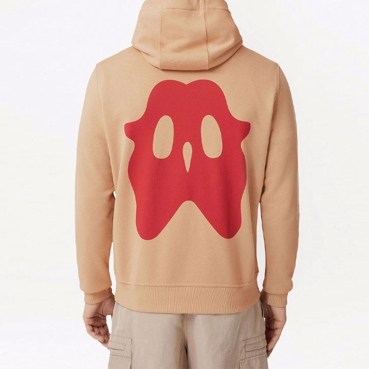 Burberry SS22  Beige Hoodie with Back Monster Print Design. 80519361 圖 6
