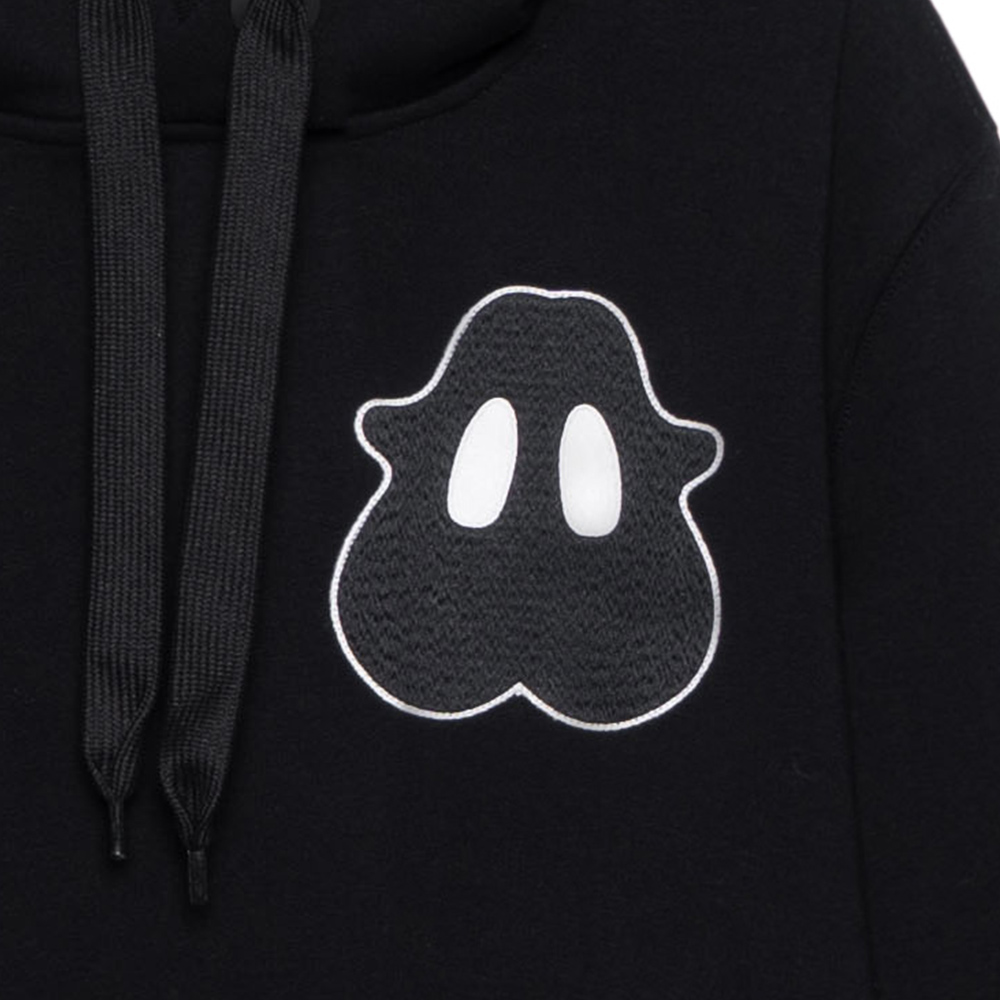 Details for 博柏利 SS22 黑色连帽衫 对比图案印花. 80519231