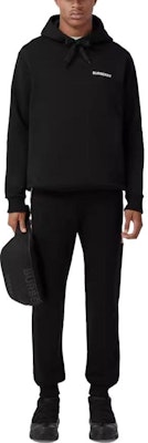 Burberry SS22 Pantalones Negros Jogger con Diseño Lateral de Cuadros en Algodón. 80590661 Details for Burberry SS22 Pantalones Negros Jogger con Diseño Lateral de Cuadros en Algodón. 80590661