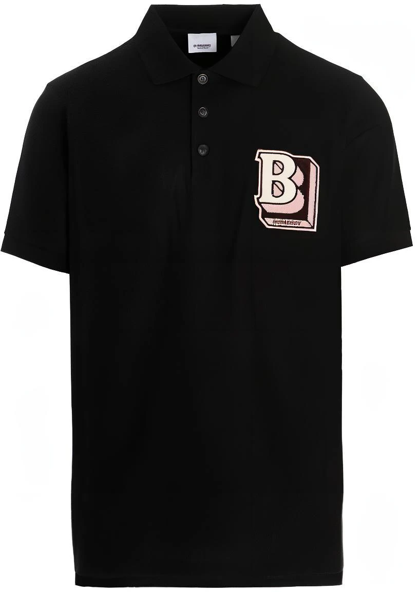 burberry-ss-22-black-letter-print-mesh-loose-fit-short-sleeve-polo-shirt-80575711