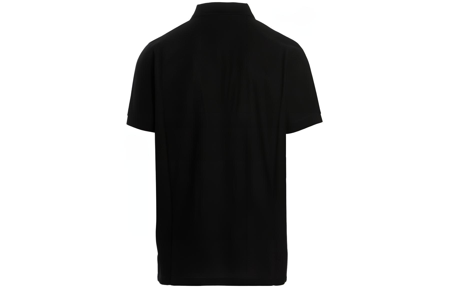 Burberry SS22  Black Letter Print Mesh Loose Fit Short Sleeve Polo Shirt 80575711 圖 3