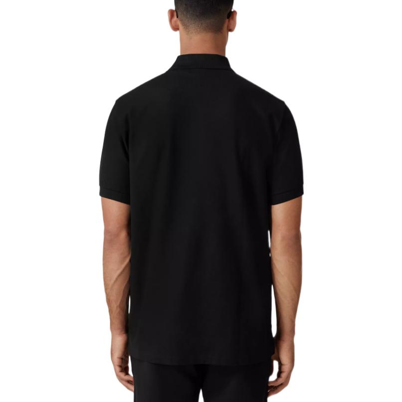 Burberry SS22  Black Letter Print Mesh Loose Fit Short Sleeve Polo Shirt 80575711 圖 6
