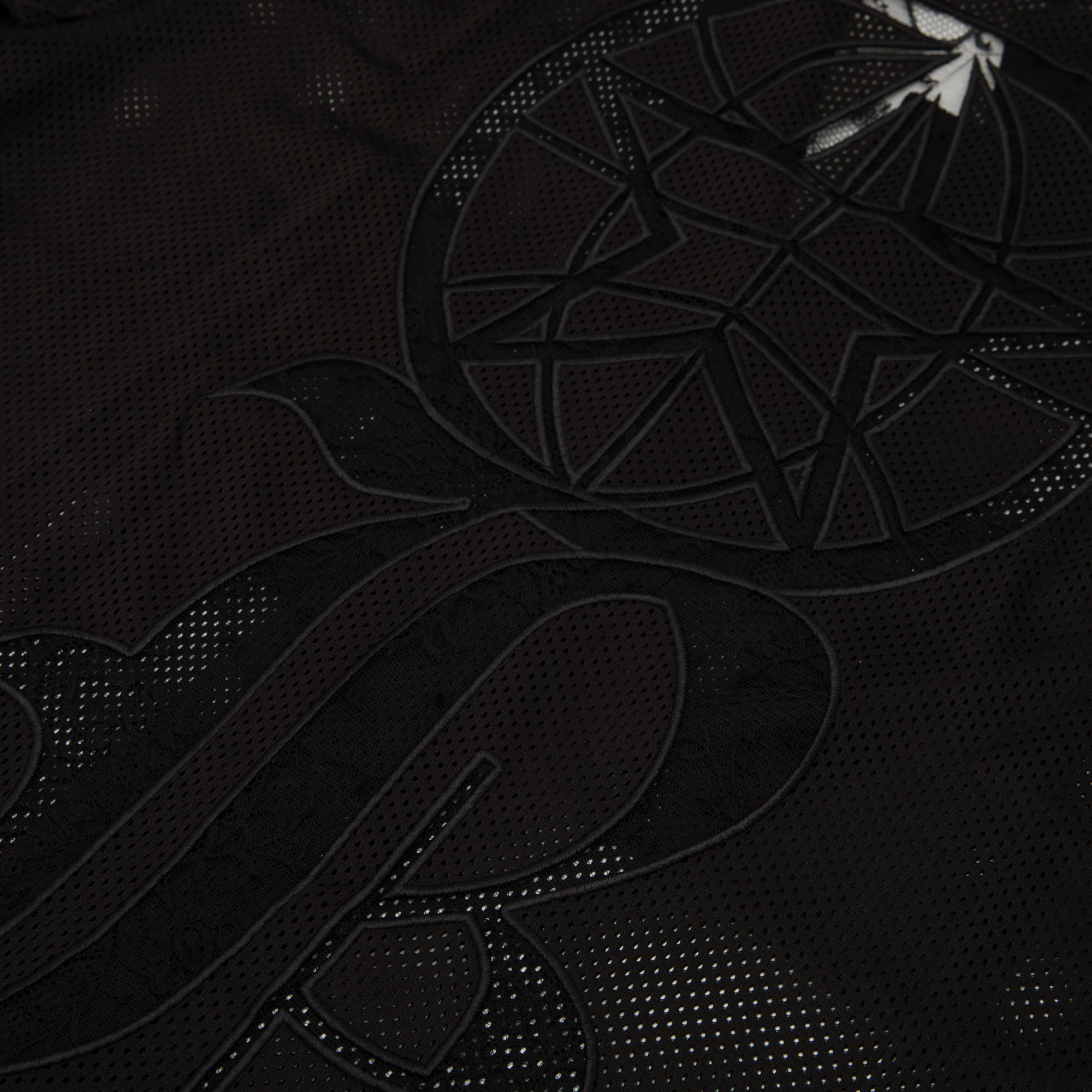 Burberry SS22  Black Mesh Pajama-Style Short Sleeve Shirt. 80673751 圖 5