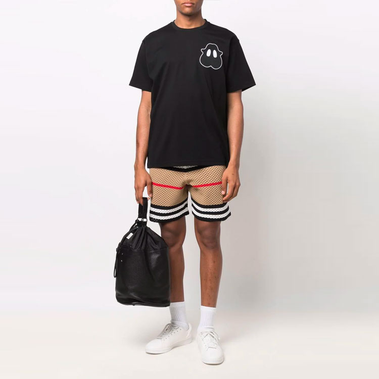 Burberry SS22  Black Monster Embroidered Crewneck Loose Fit T-Shirt 80519711 圖 4