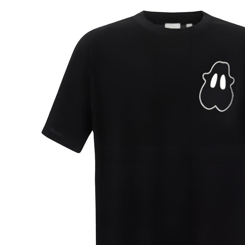 Burberry SS22  Black Monster Embroidered Crewneck Loose Fit T-Shirt 80519711 圖 7