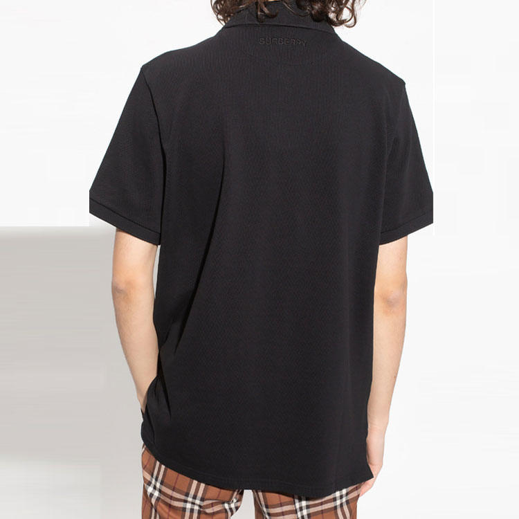 Burberry SS22  Black Monster Print Short Sleeve Polo Shirt. 80519851 圖 5