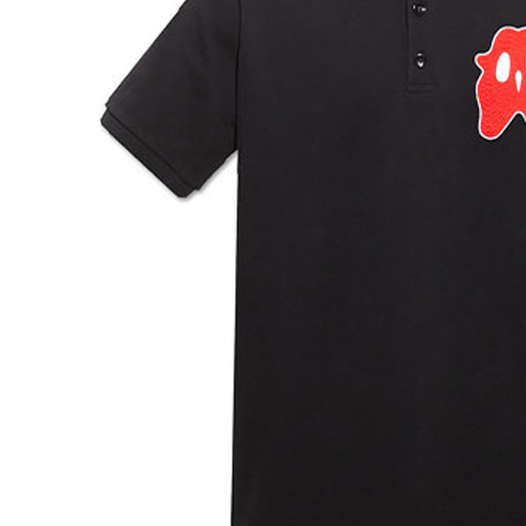 Burberry SS22  Black Monster Print Short Sleeve Polo Shirt. 80519851 圖 8