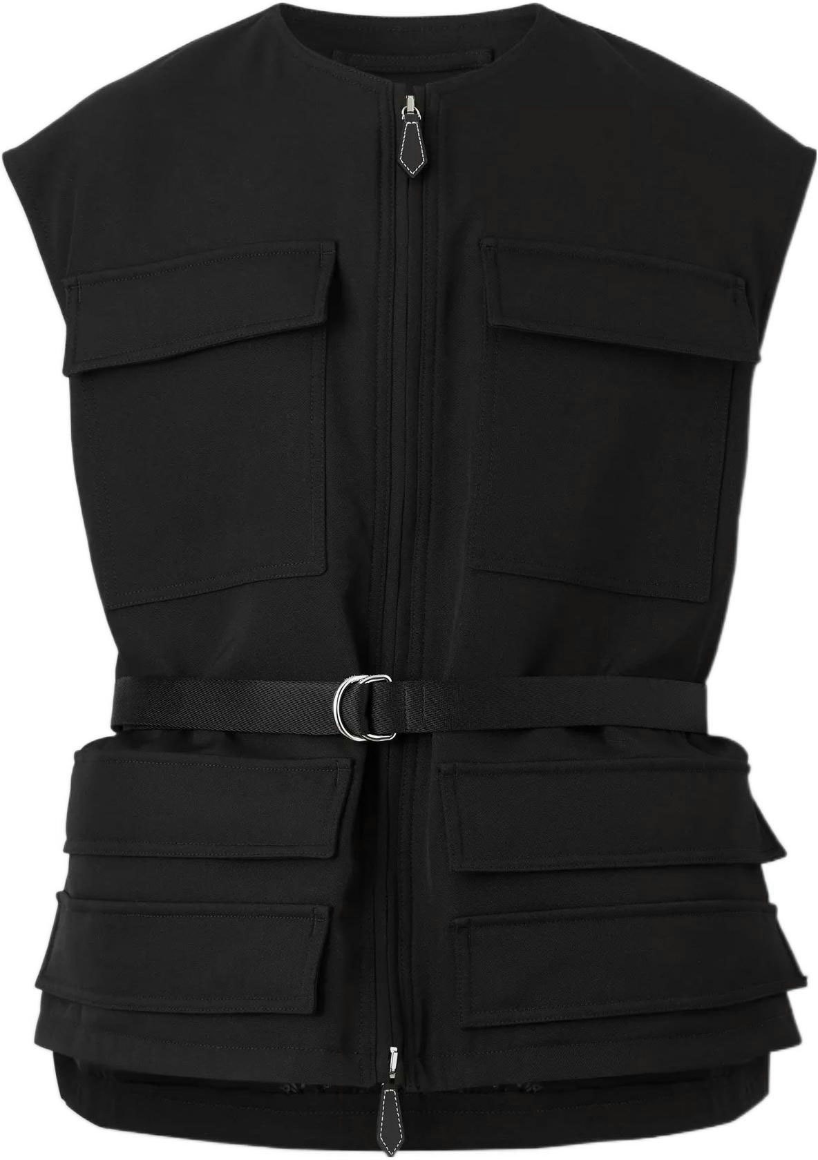 burberry-ss-22-black-multi-pocket-textured-drawstring-vest-80518571