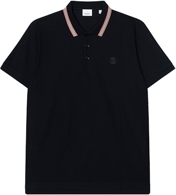Burberry SS22 Kaos Polo Hitam dengan Trim Garis Kontras. 80537731 Buy Burberry SS22 Kaos Polo Hitam dengan Trim Garis Kontras. 80537731
