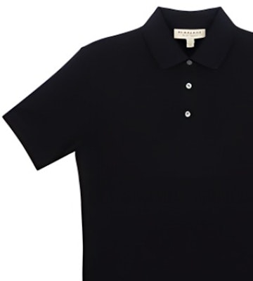 Burberry SS22 Baju Polo Hitam dengan Logo Knight Sulam. 80362731 Shop Burberry SS22 Baju Polo Hitam dengan Logo Knight Sulam. 80362731