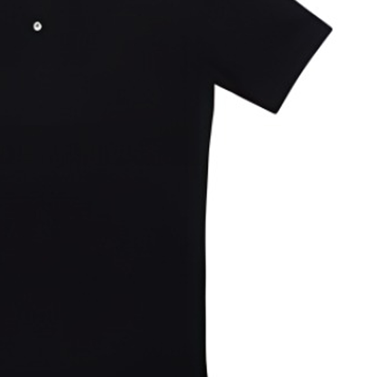 Sizing Burberry SS22 Baju Polo Hitam dengan Logo Knight Sulam. 80362731