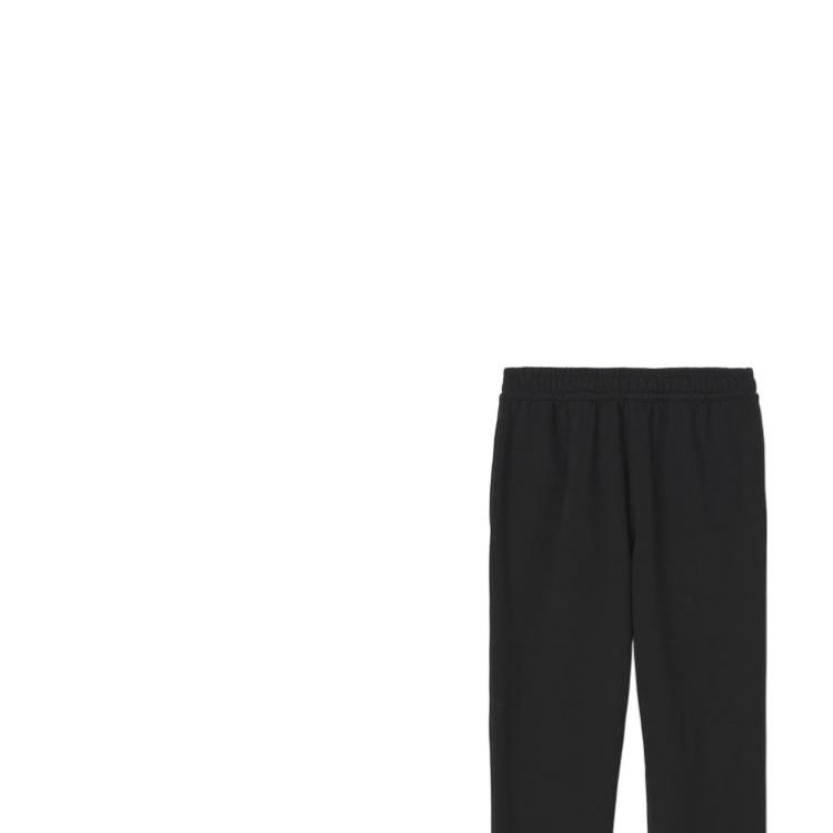 Details for Burberry SS22 Seluar Jogger Slim Fit Hitam 80507331