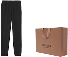 Cheap Burberry SS22 Black Slim Fit Jogger Sweatpants 80507331