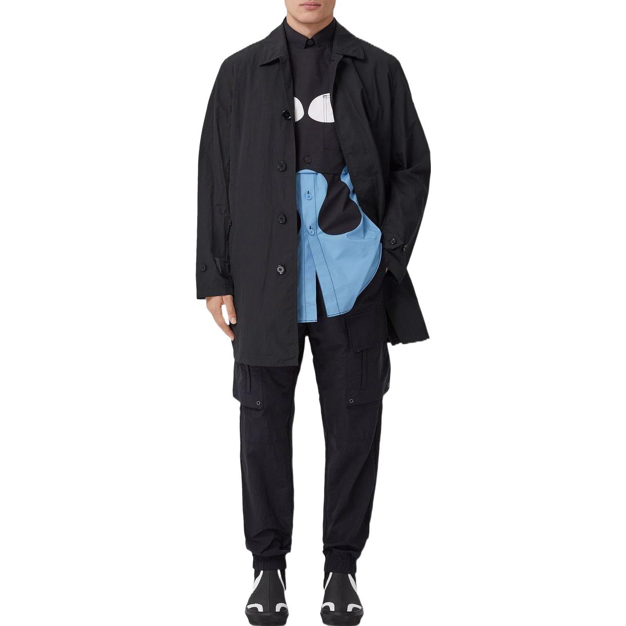 Burberry SS22  Black Straight-Leg Cargo Pants with Large Pockets 80512261 圖 4