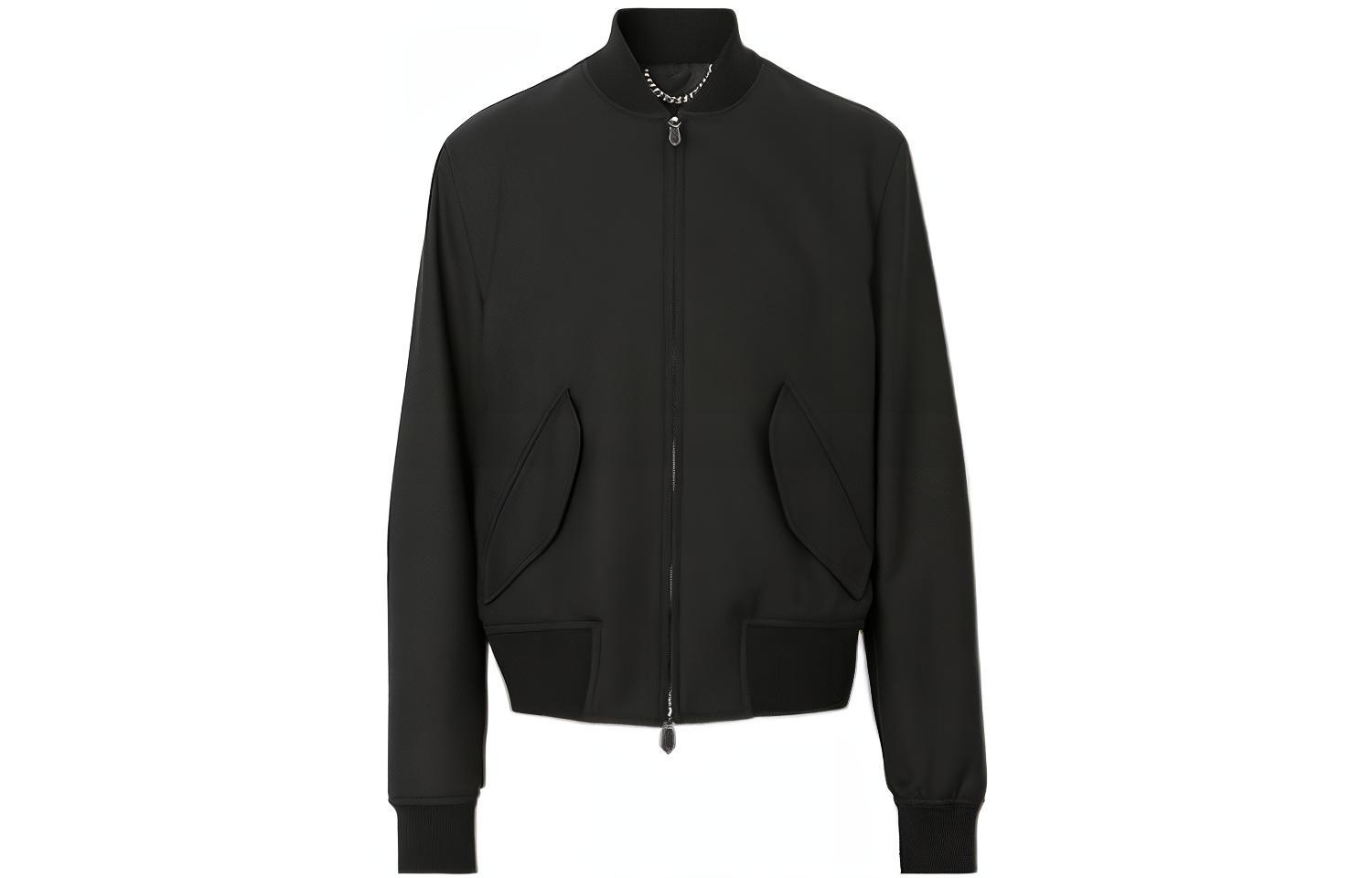 Burberry SS22  Black Zip-Up High Collar Jacket 80559111 圖 2