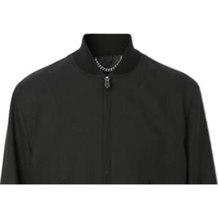 Burberry SS22  Black Zip-Up High Collar Jacket 80559111 圖 6