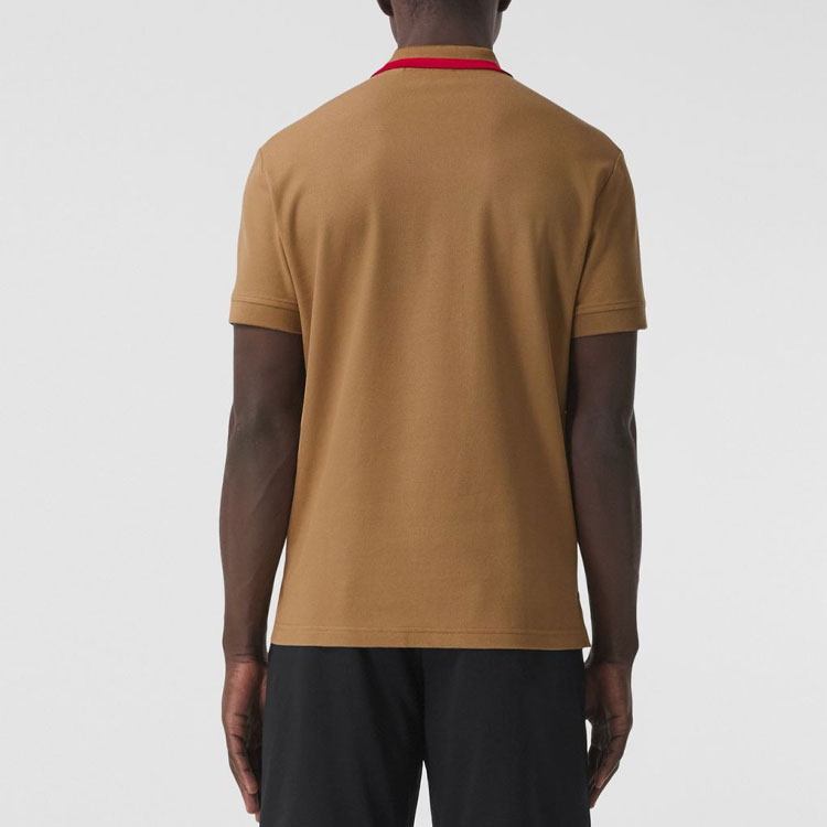 Purchase 버버리 SS22 카멜 로고 장식 스트레이트 폴로 셔츠 80512361