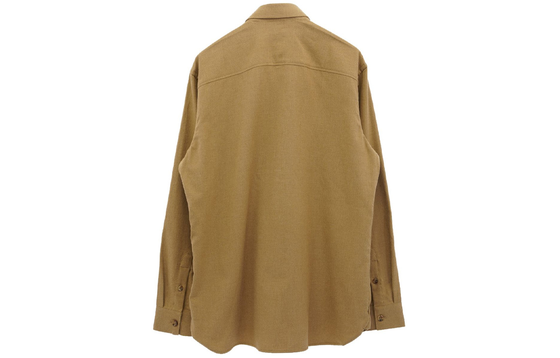 Burberry SS22  Camel Single-Breasted Long Sleeve Shirt. 80481191 圖 3