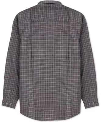 Camisa Burberry SS22 Manga Larga Gris Oscuro con Bolsillo y Contraste Check 80040271 Buy Camisa Burberry SS22 Manga Larga Gris Oscuro con Bolsillo y Contraste Check 80040271