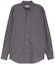 Lookbook Camisa Burberry SS22 Manga Larga Gris Oscuro con Bolsillo y Contraste Check 80040271