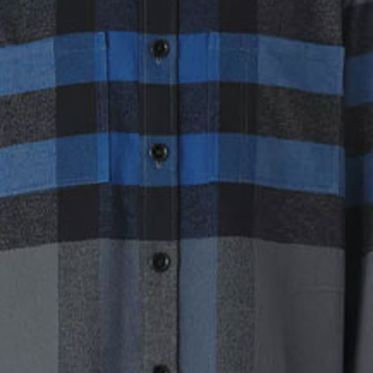 Burberry SS22  Checkered Cotton Long Sleeve Shirt Black Grey 80481201 圖 6