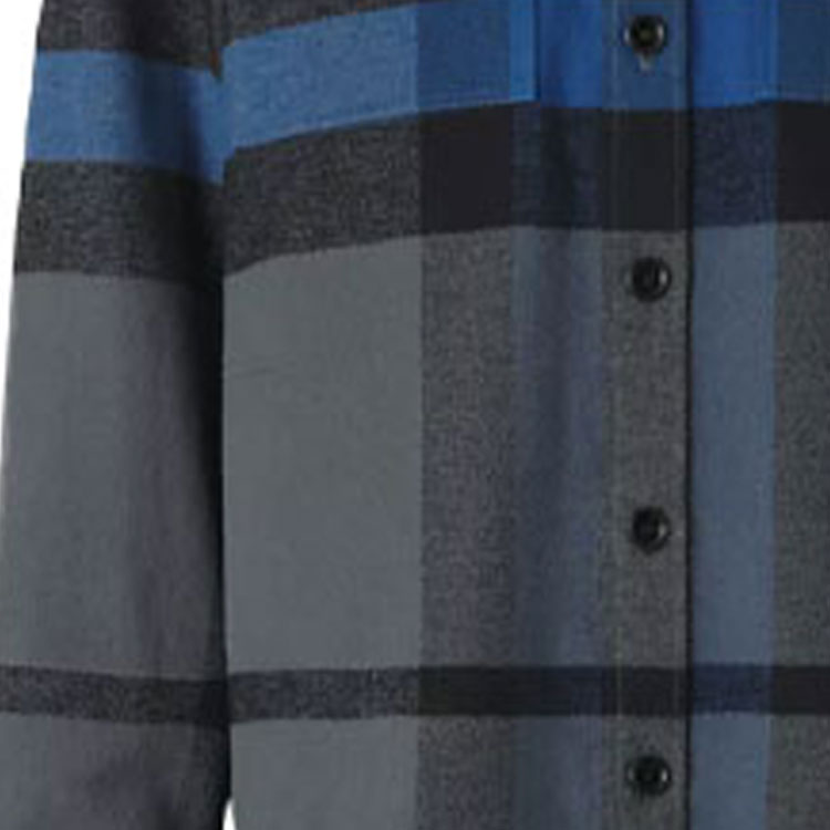 Burberry SS22  Checkered Cotton Long Sleeve Shirt Black Grey 80481201 圖 7