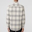 Shop 버버리 SS22 체크무늬 화이트 긴팔 버튼업 셔츠 80502751