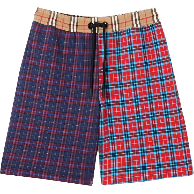 Burberry SS22  Classic Check Drawstring Casual Shorts Multicolor. 80341631