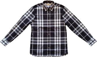 Burberry SS22 Classic Check Single-Breasted Shirt Black 80045361 Burberry SS22 Classic Check Single-Breasted Shirt Black 80045361