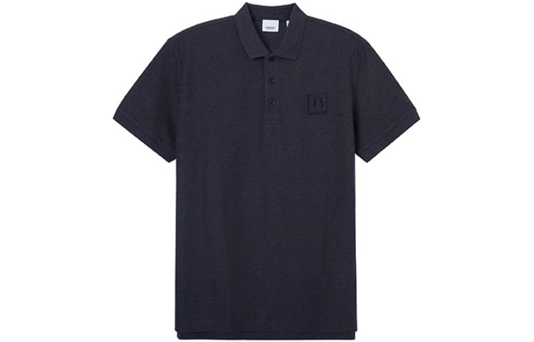 Order Polo Burberry SS22 de Algodón con Estampado de Logo en Gris Oscuro. 80530271