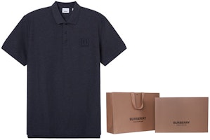 Burberry SS22 Baju Polo Kapas dengan Cetakan Logo Warna Kelabu Gelap. 80530271 Shop Burberry SS22 Baju Polo Kapas dengan Cetakan Logo Warna Kelabu Gelap. 80530271