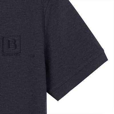 Polo Burberry SS22 de Algodón con Estampado de Logo en Gris Oscuro. 80530271 Cheap Polo Burberry SS22 de Algodón con Estampado de Logo en Gris Oscuro. 80530271