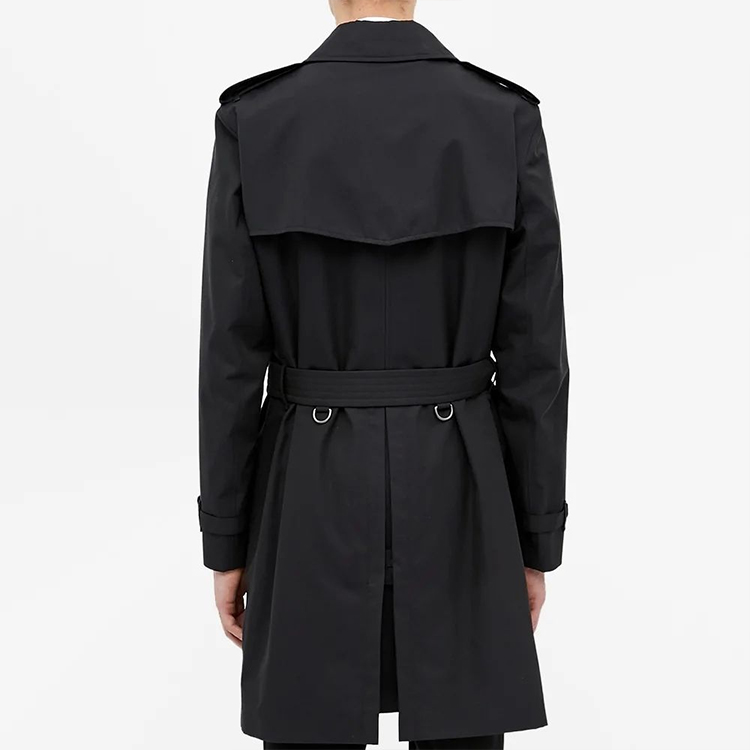 Purchase Burberry SS22  Double-Breasted Black Trench Coat. 80281051