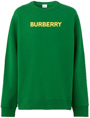Burberry SS22 綠色標誌印花棉質長袖運動衫 80553111 Order Burberry SS22 綠色標誌印花棉質長袖運動衫 80553111