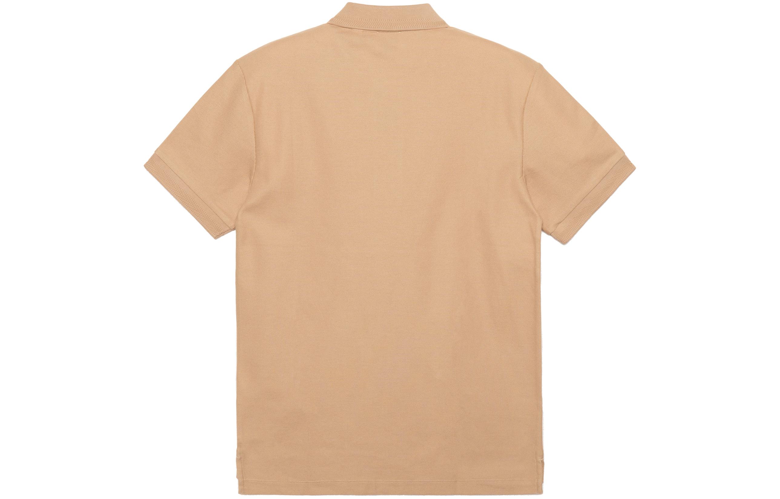 Burberry SS22  Khaki Polo Shirt with Solid Color & Embroidered Logo. 80570881 圖 3