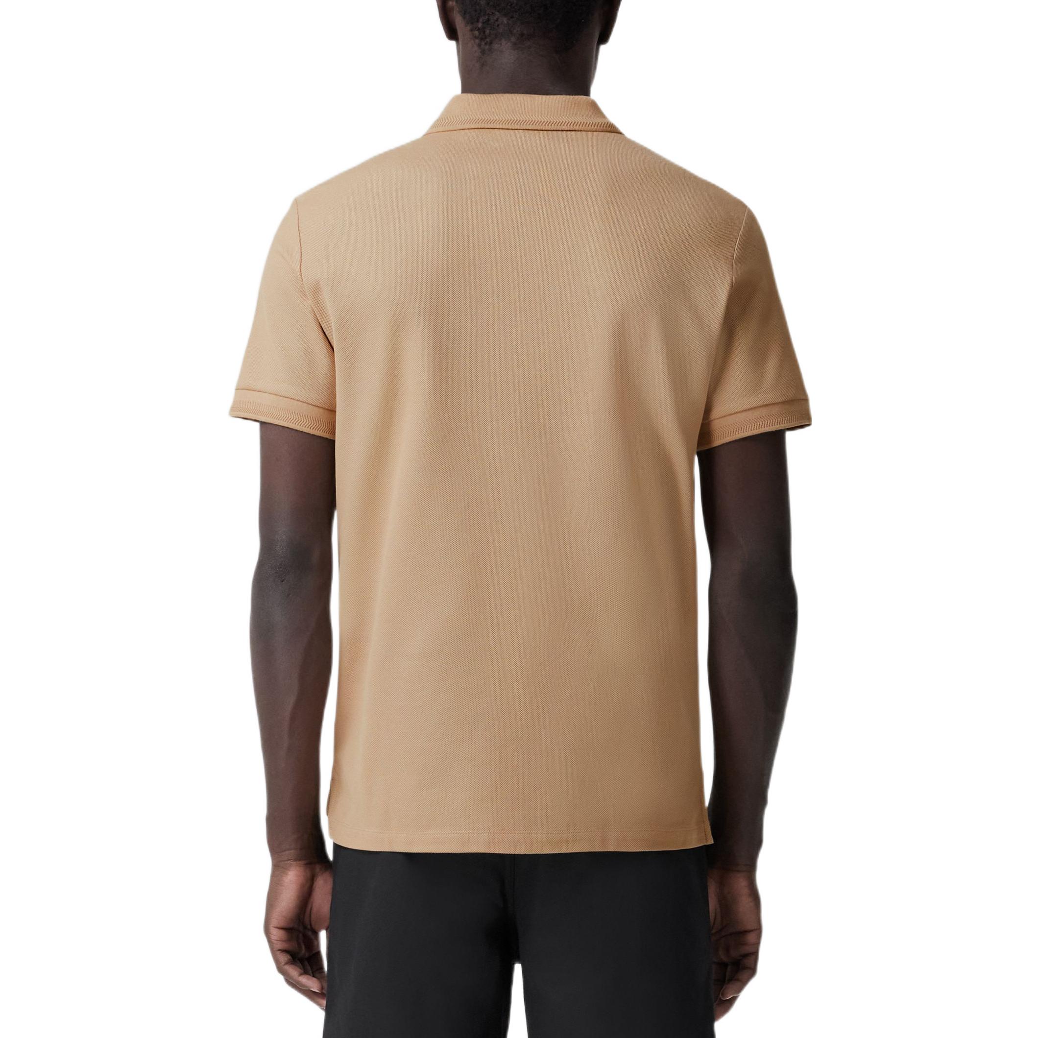Burberry SS22  Khaki Polo Shirt with Solid Color & Embroidered Logo. 80570881 圖 5