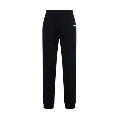 Burberry SS22 Logo Print Cotton Jogger Pants Black 80553381