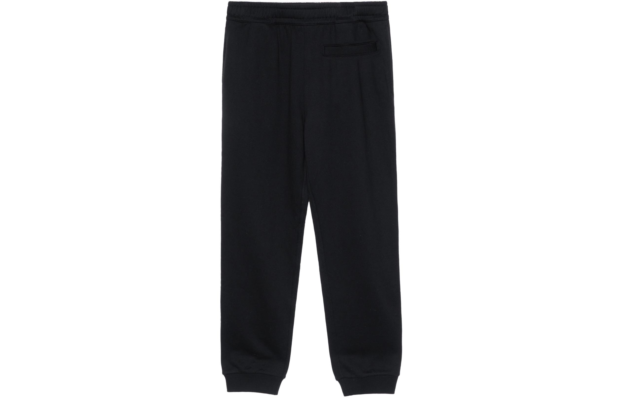 Lookbook Pantalones Jogger de Algodón Negro con Logo Burberry SS22 80553381