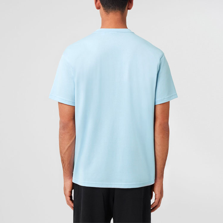 Burberry SS22  Loose Fit Logo Print T-Shirt Light Blue. 80513991 圖 4