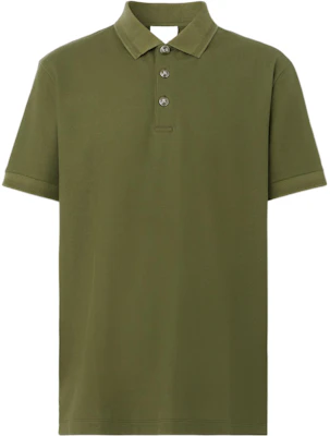 博柏利SS22橄榄绿纯色休闲POLO衫 80552391 Buy 博柏利SS22橄榄绿纯色休闲POLO衫 80552391