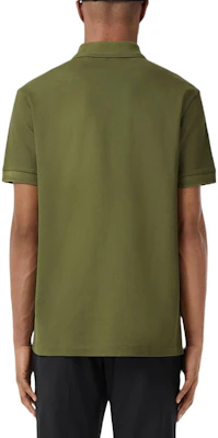 博柏利SS22橄榄绿纯色休闲POLO衫 80552391 Purchase 博柏利SS22橄榄绿纯色休闲POLO衫 80552391