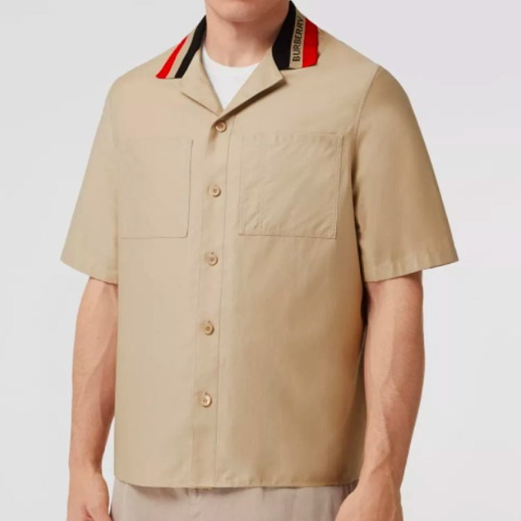 Burberry SS22  Short Sleeve Casual Pocket Shirt Off-White 80509741 圖 4