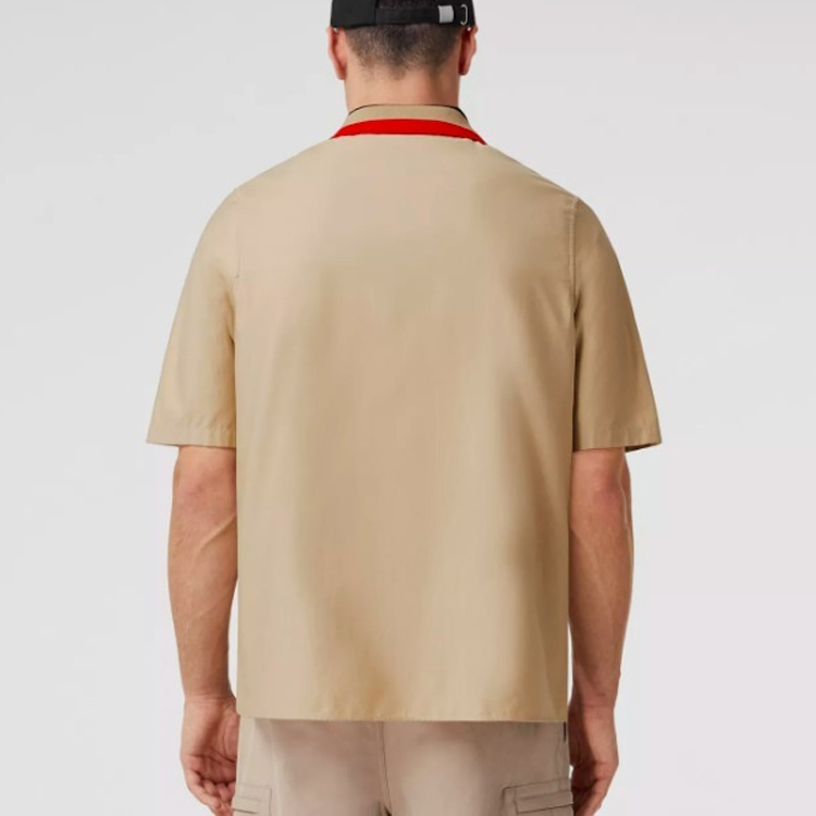 Burberry SS22  Short Sleeve Casual Pocket Shirt Off-White 80509741 圖 6